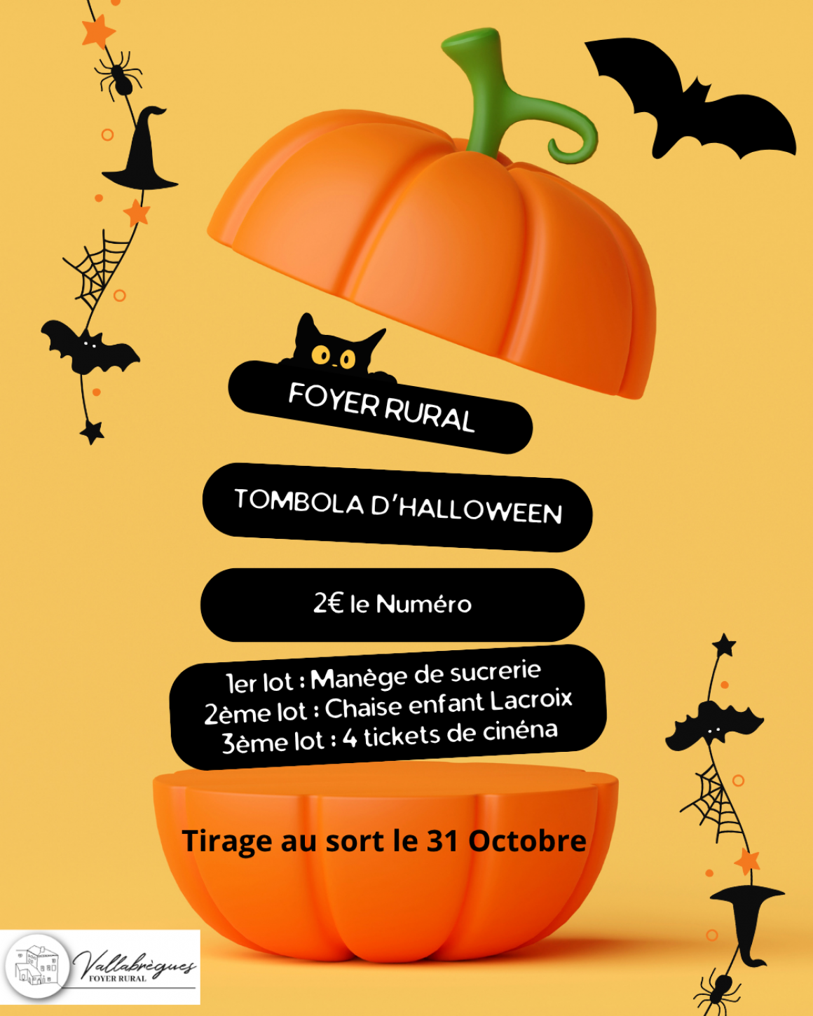 Foyer Rural Tombola d'Halloween