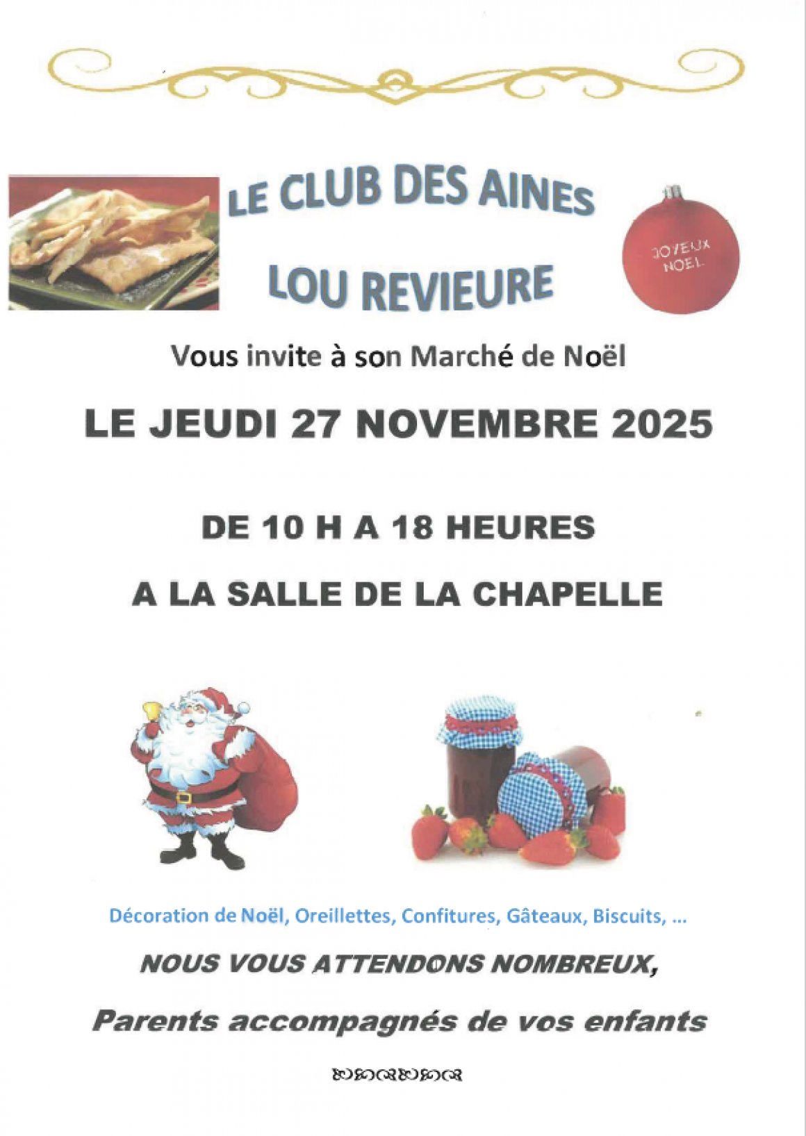 Marché de Noël du Club Lou Revieure