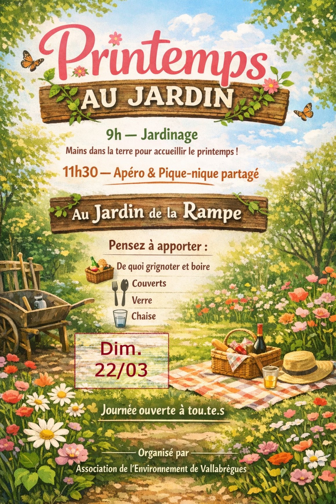 Printemps au jardin