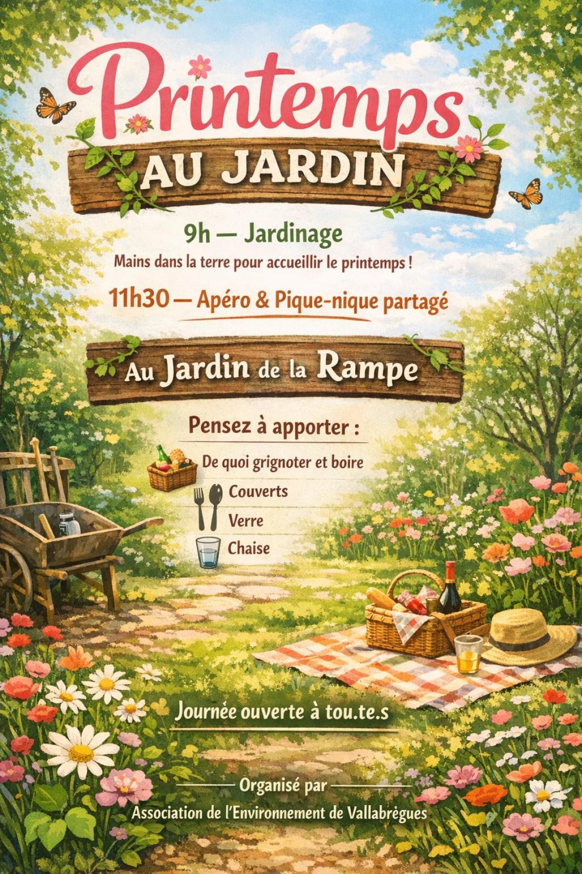 Printemps au jardin
