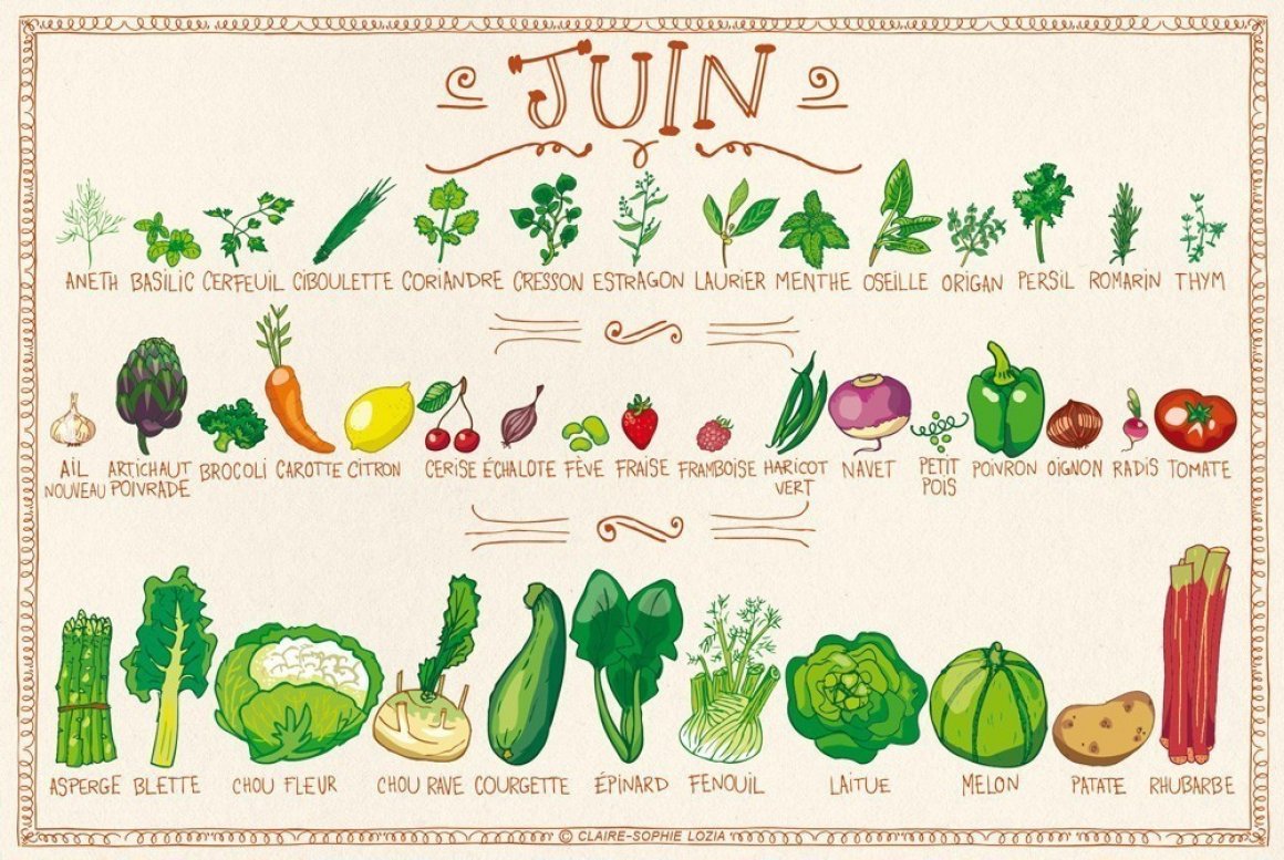 MENU JUIN